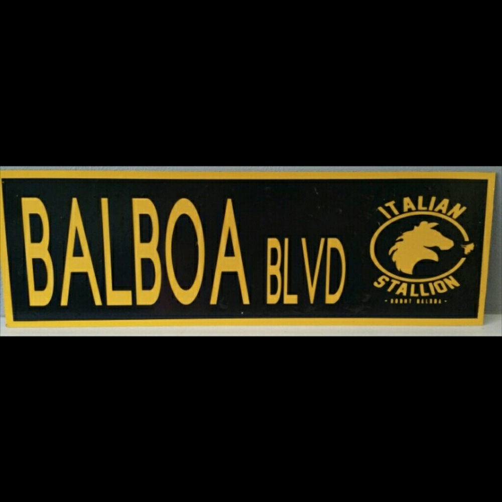 rocky balboa street signs